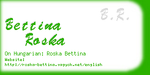 bettina roska business card